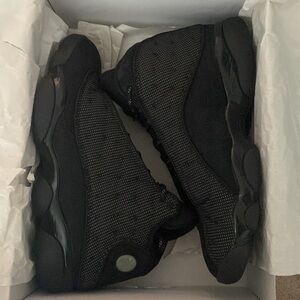 Air Jordan 13 Retro mens 13 black cat